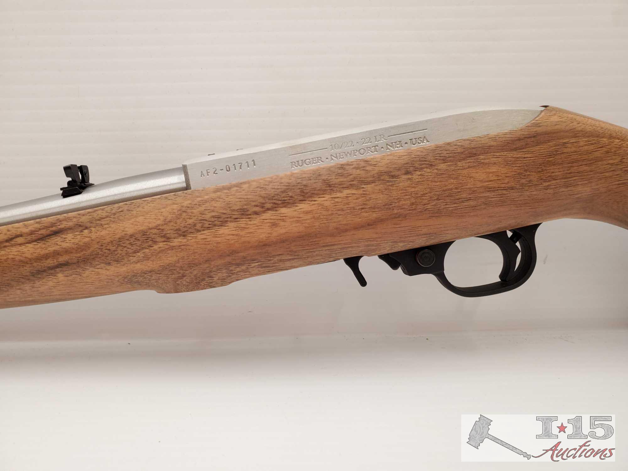 Ruger 10/22 .22lr "American Farmer" Wood Carved Rifle in Box