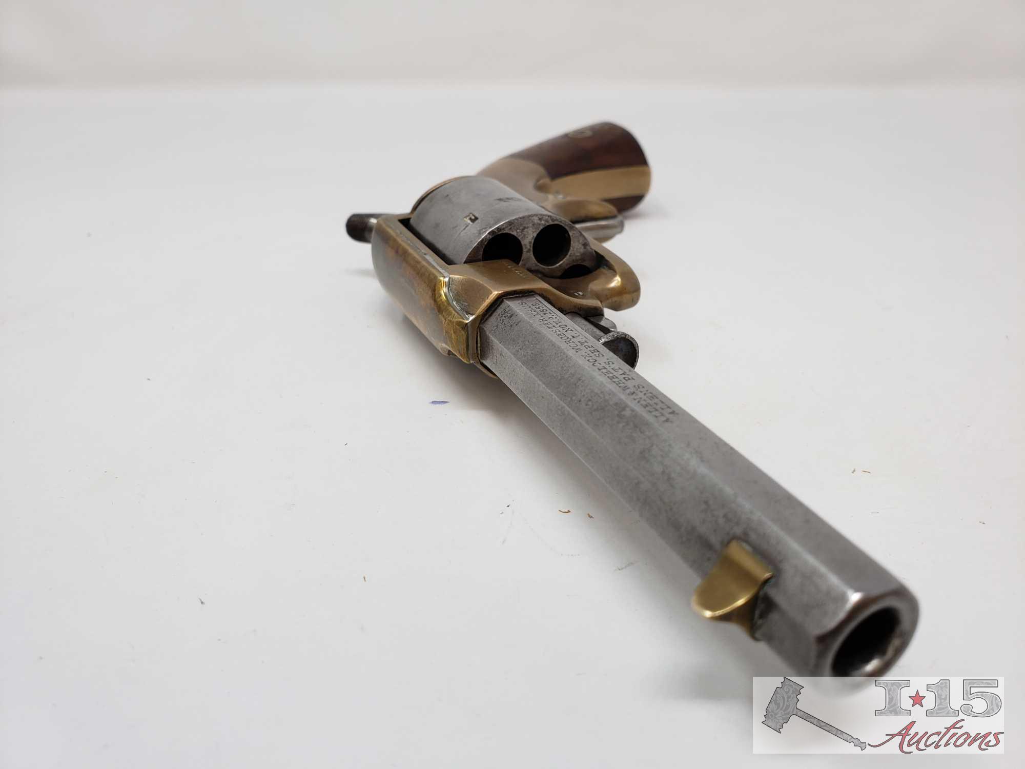 Allen & Wheelock Side Hammer .32 short Revolver