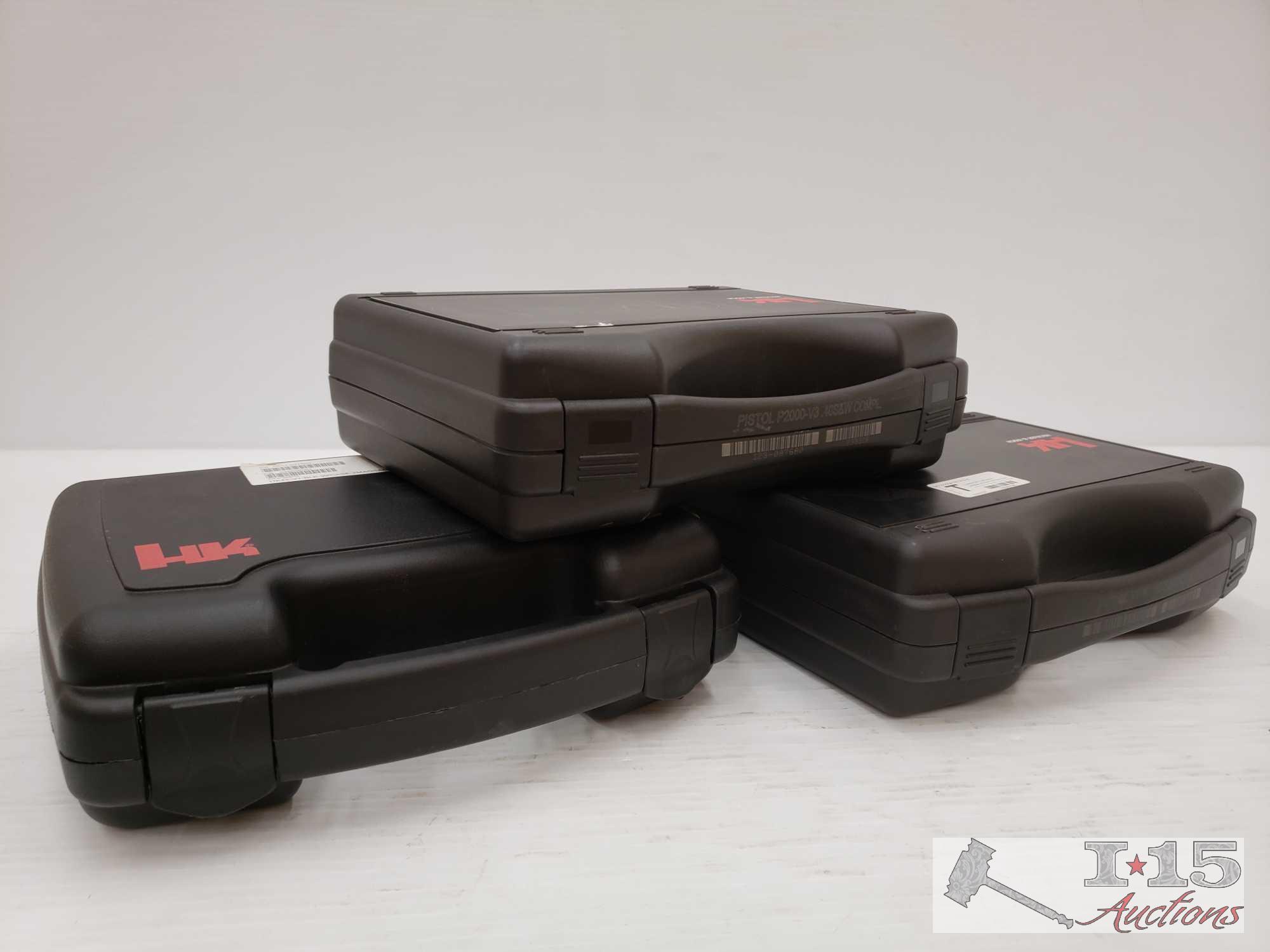 3 Heckler & Koch Gun Cases