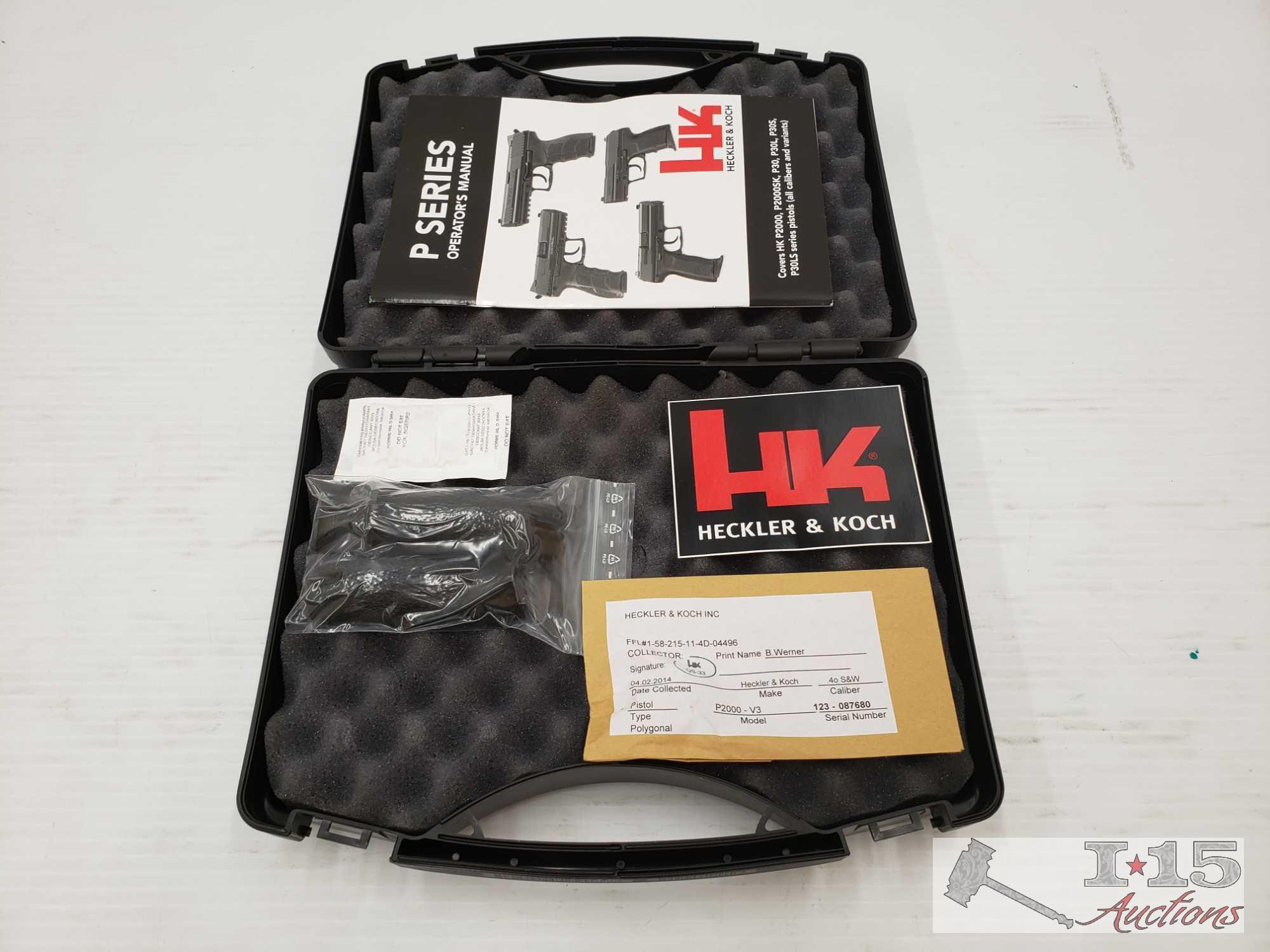 3 Heckler & Koch Gun Cases
