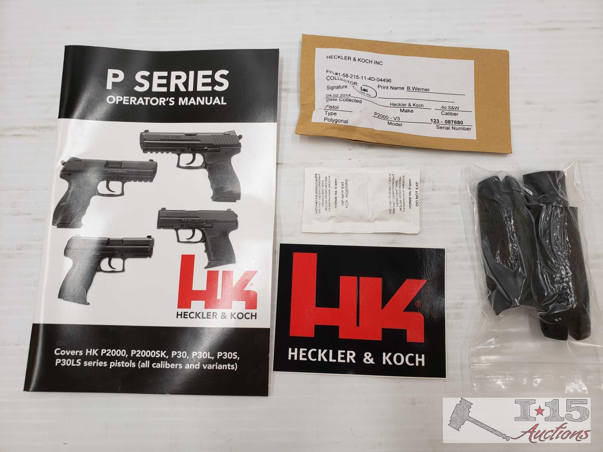 3 Heckler & Koch Gun Cases