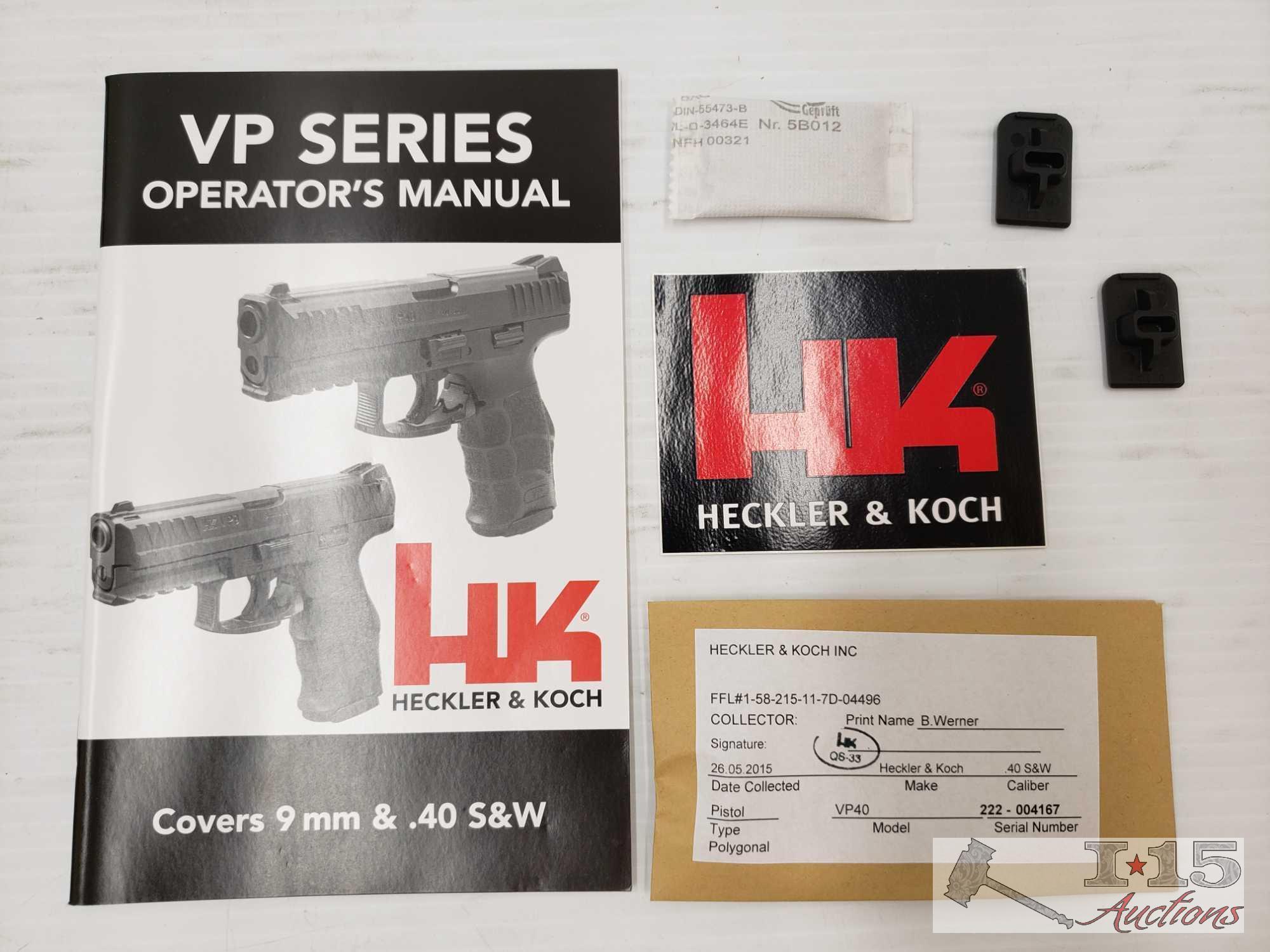 3 Heckler & Koch Gun Cases