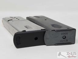 5 Smith & Wesson .9mm 10 Round Capacity Magazines