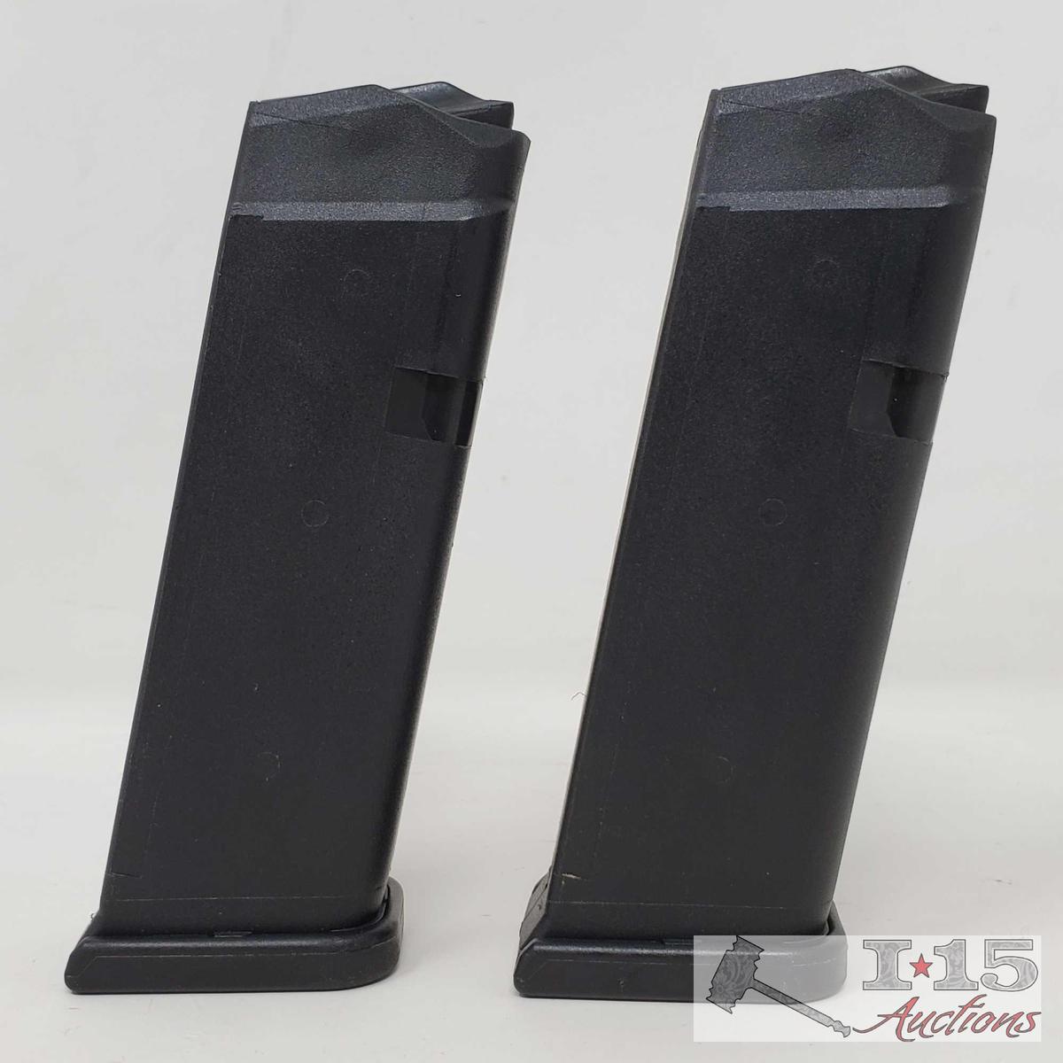 2 Glock .9mm 14 Round Magazine