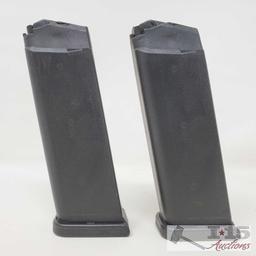 2 Glock .9mm 14 Round Magazine