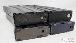 4 High Capacity 5.56mm Approx 30 Round Magazines