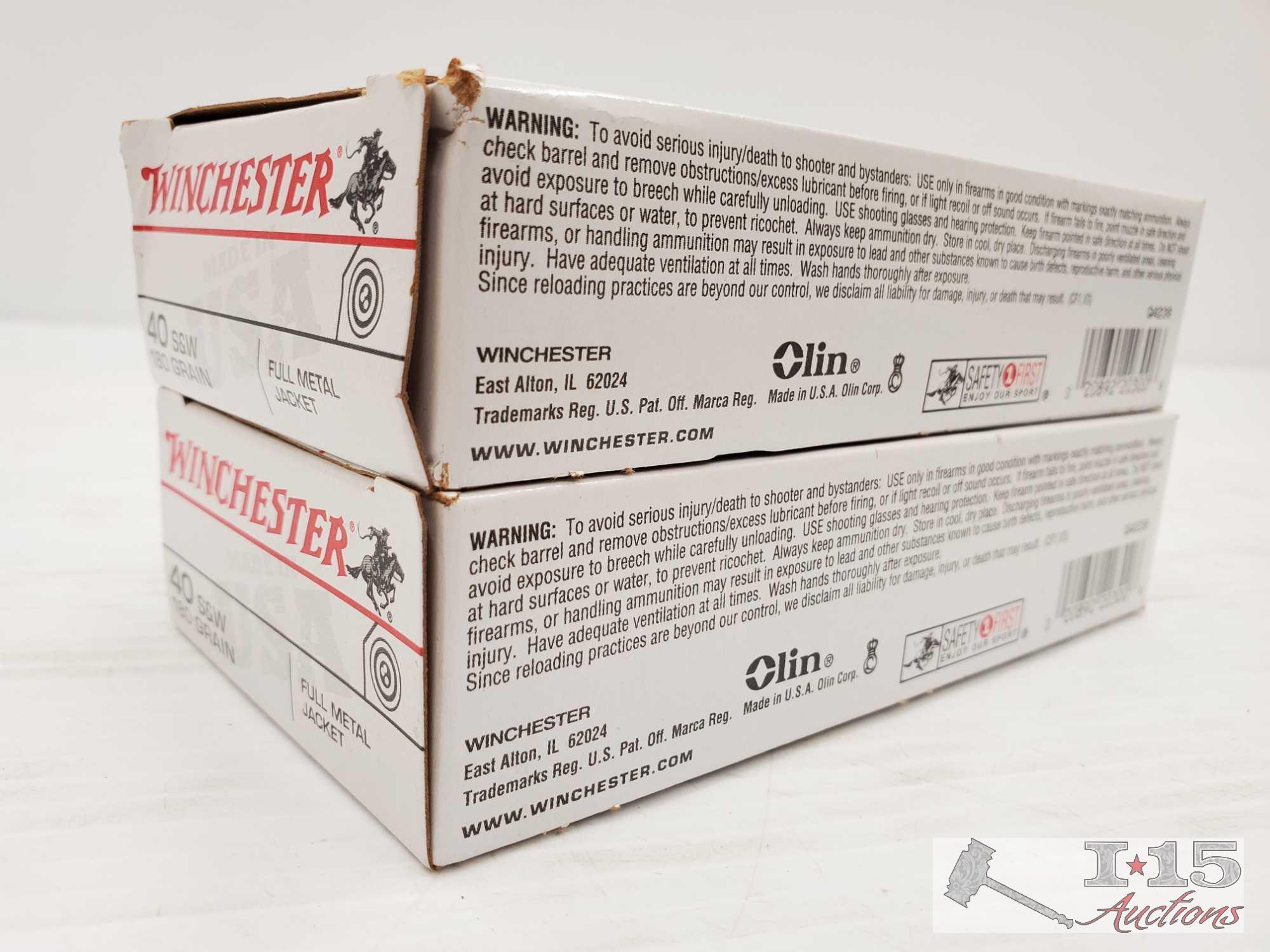 Approx 570 Rounds of 40 Smith & Wesson