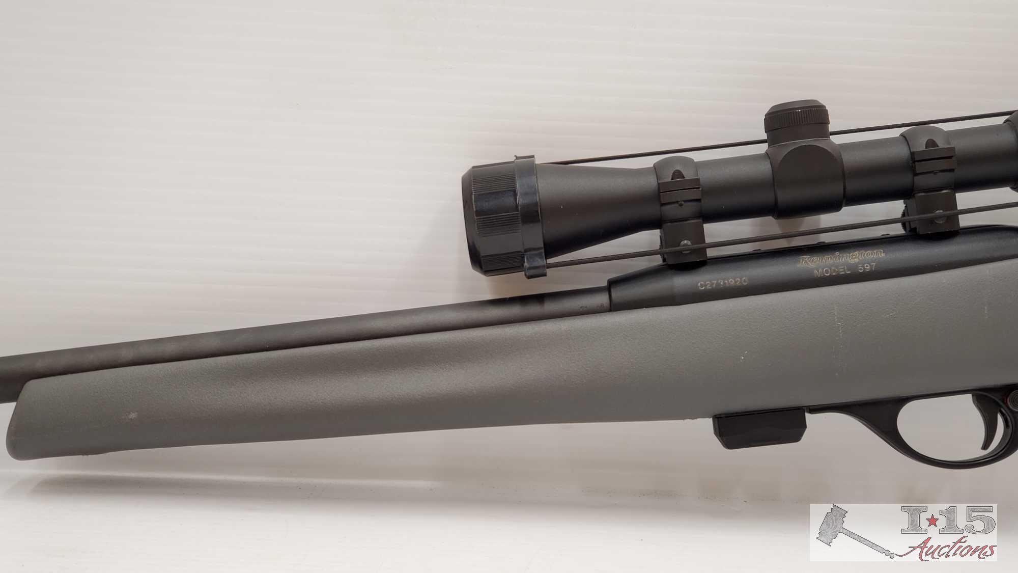 Remington 597 .22lr Semi-Auto Rifle with Scope
