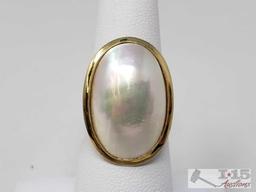 14k Gold Ring Weighs Approx 3.5g