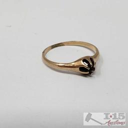 10k Gold Ring and Pin