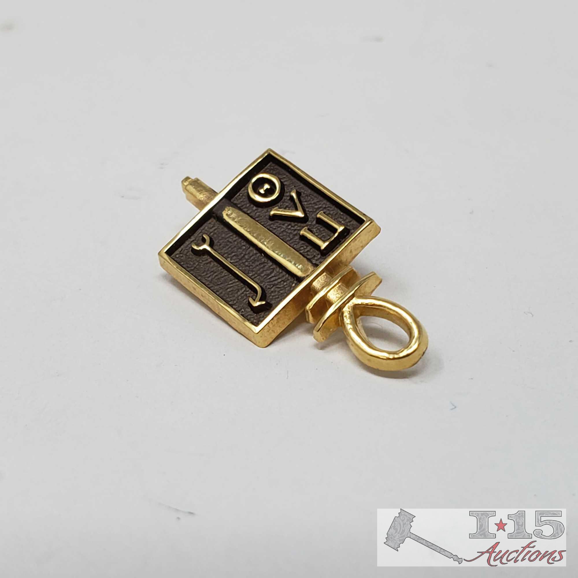 10k Gold Ring and Pin