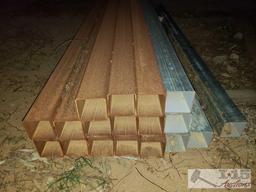 18 Pieces of Square Tubing