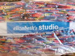 15 Yrds. of Elizabeth's Studio Fiesta Blue Fabric New
