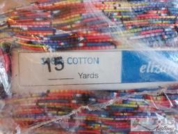 15 Yrds. of Elizabeth's Studio Fiesta Blue Fabric New