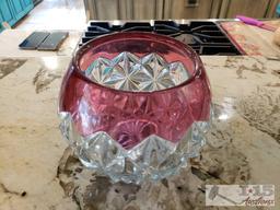 2 Crystal Vases