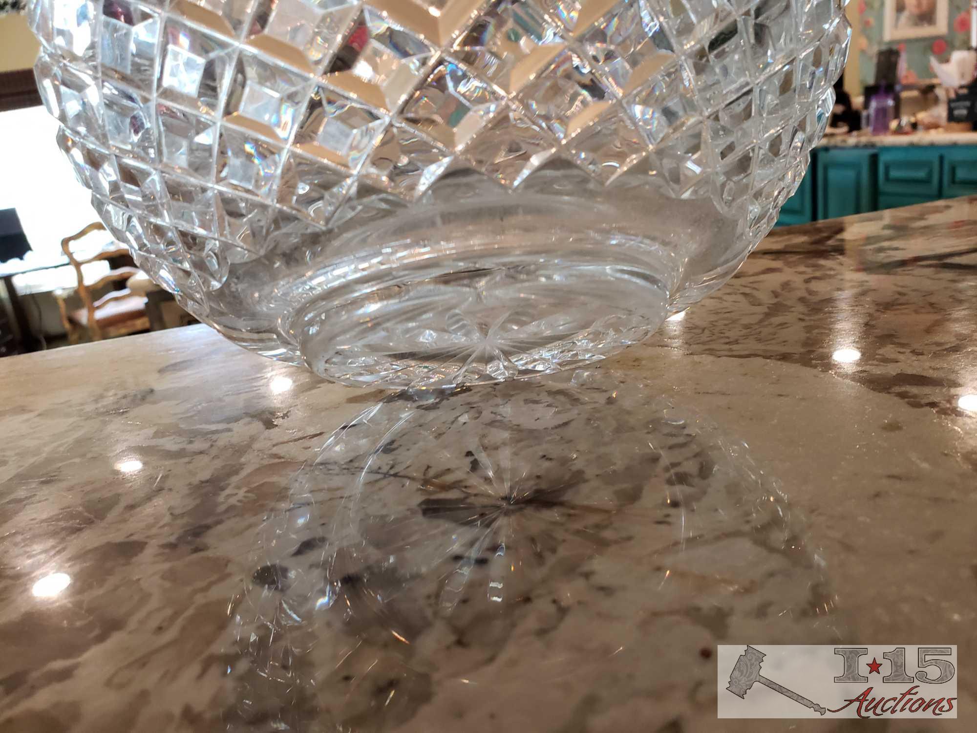 2 Crystal Vases