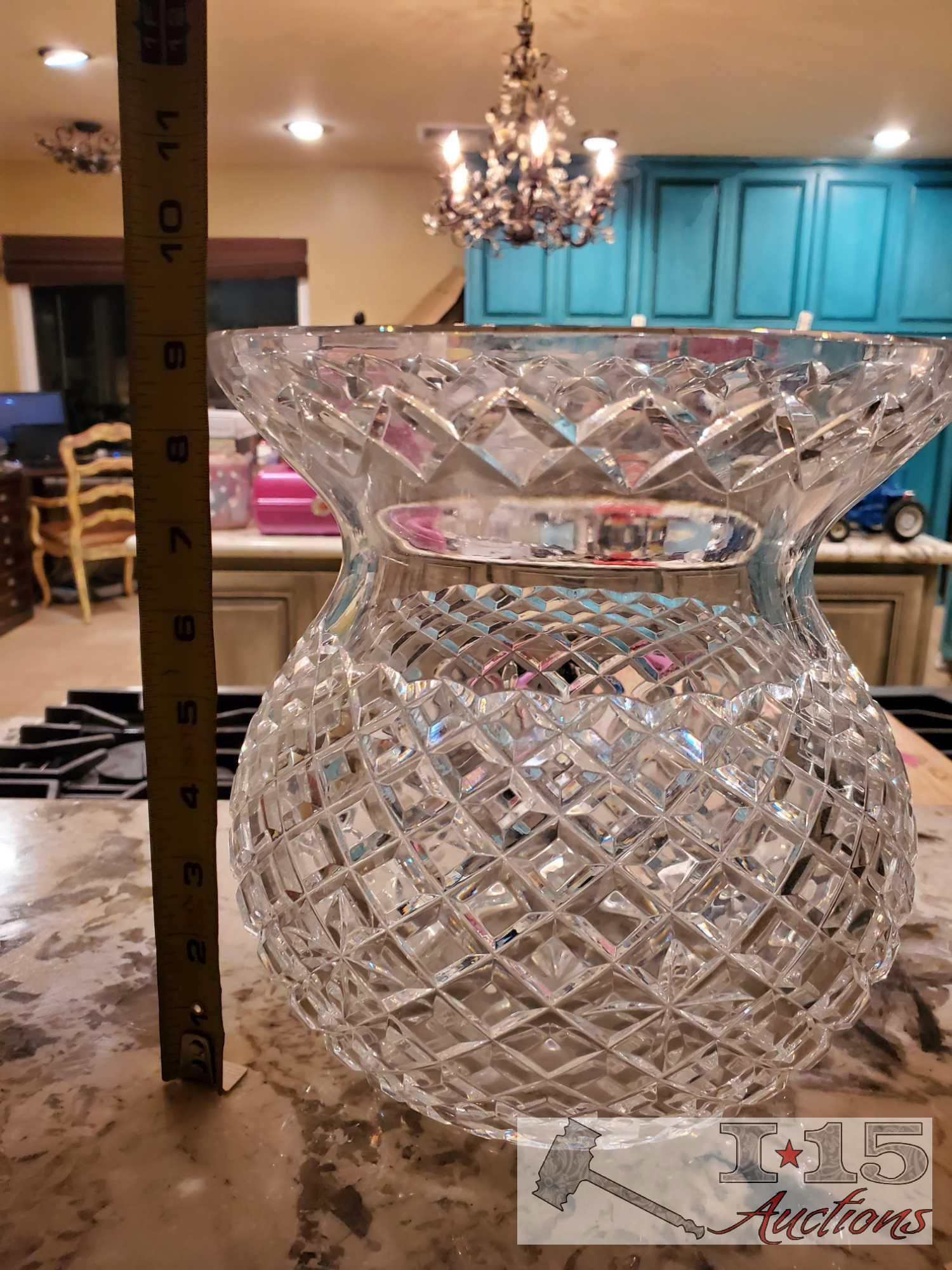 2 Crystal Vases