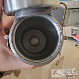 2 Kona Tin Growlers and Tin Mixer