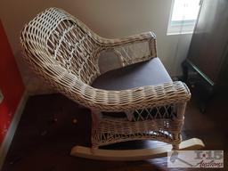 Rocking Chair With Matching Night Stand