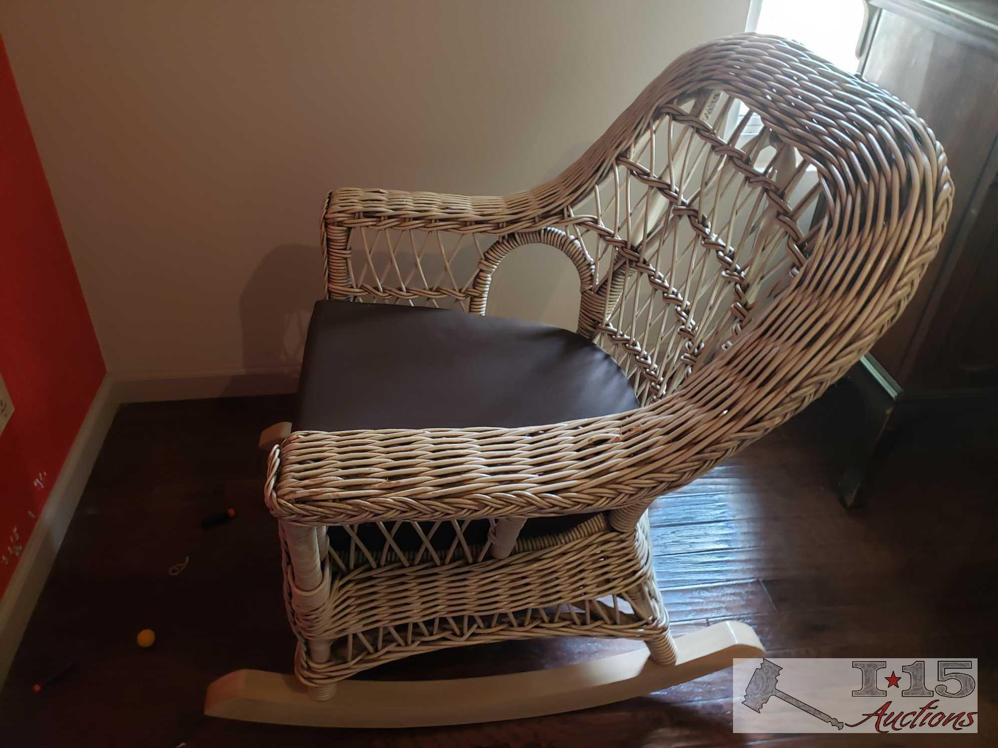 Rocking Chair With Matching Night Stand