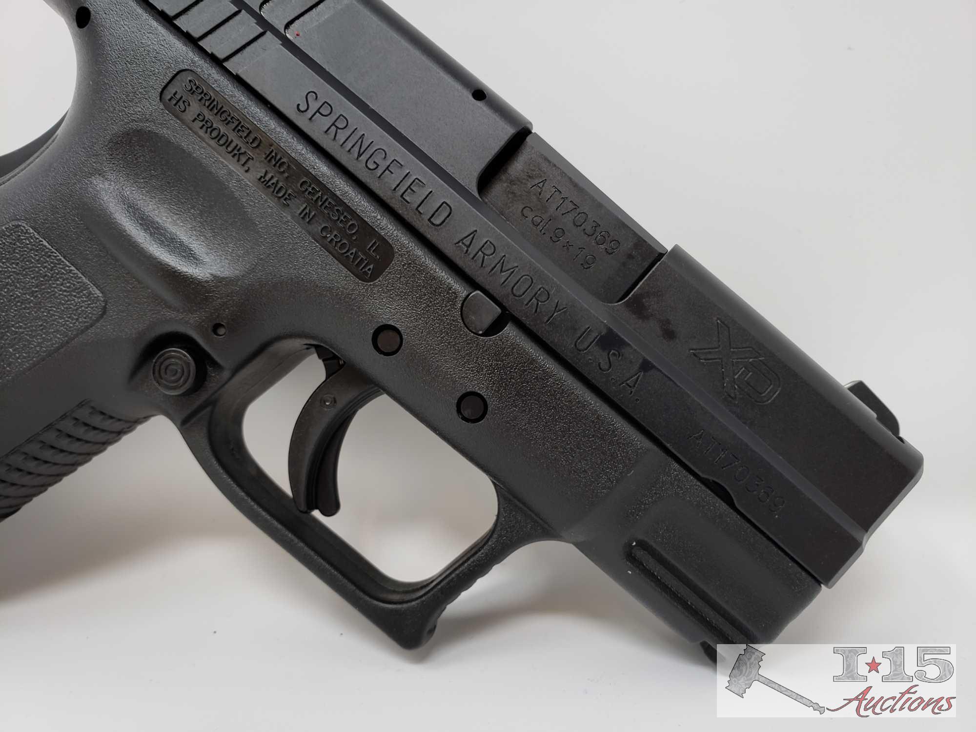 Band New In Box! Spring Felid XP9 9mm Semi-Auto Pistol With 2 10 Round Magazine