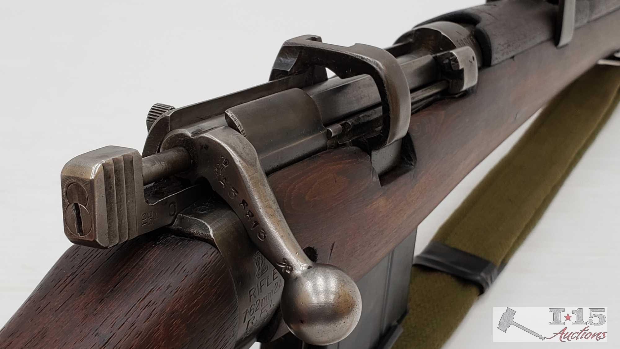 Lee-Enfield Mark lll 7.62 Bolt Action Rifle with Magazine