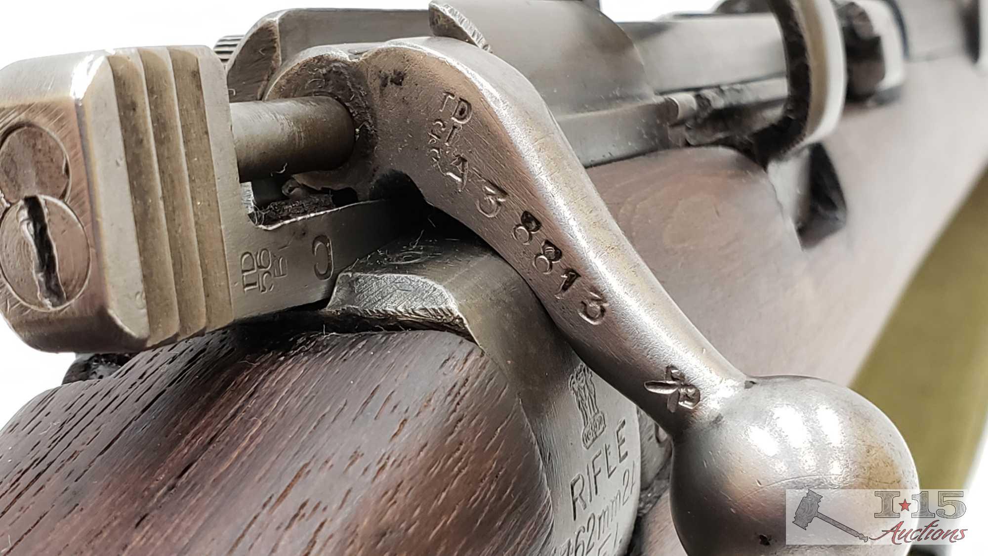 Lee-Enfield Mark lll 7.62 Bolt Action Rifle with Magazine