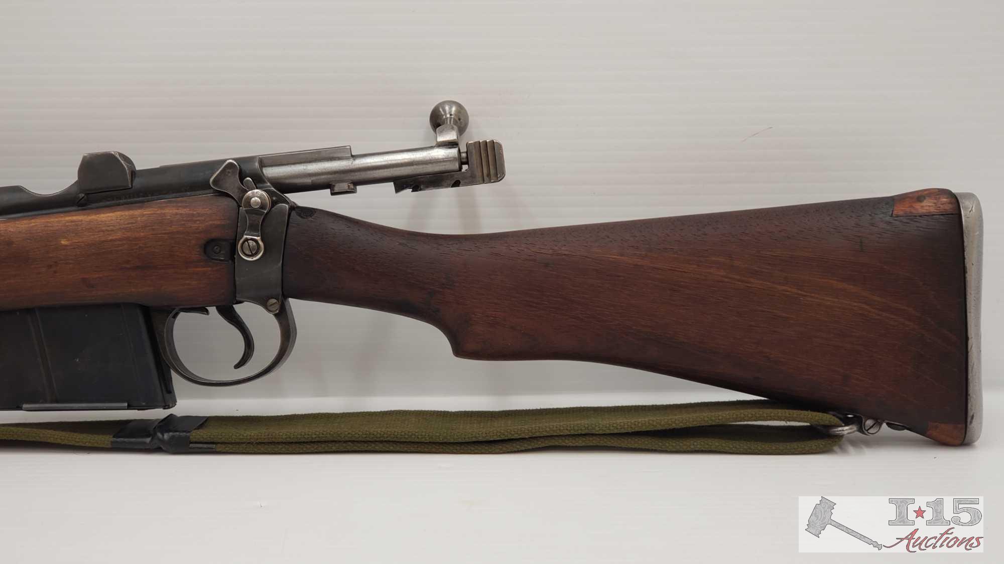 Lee-Enfield Mark lll 7.62 Bolt Action Rifle with Magazine