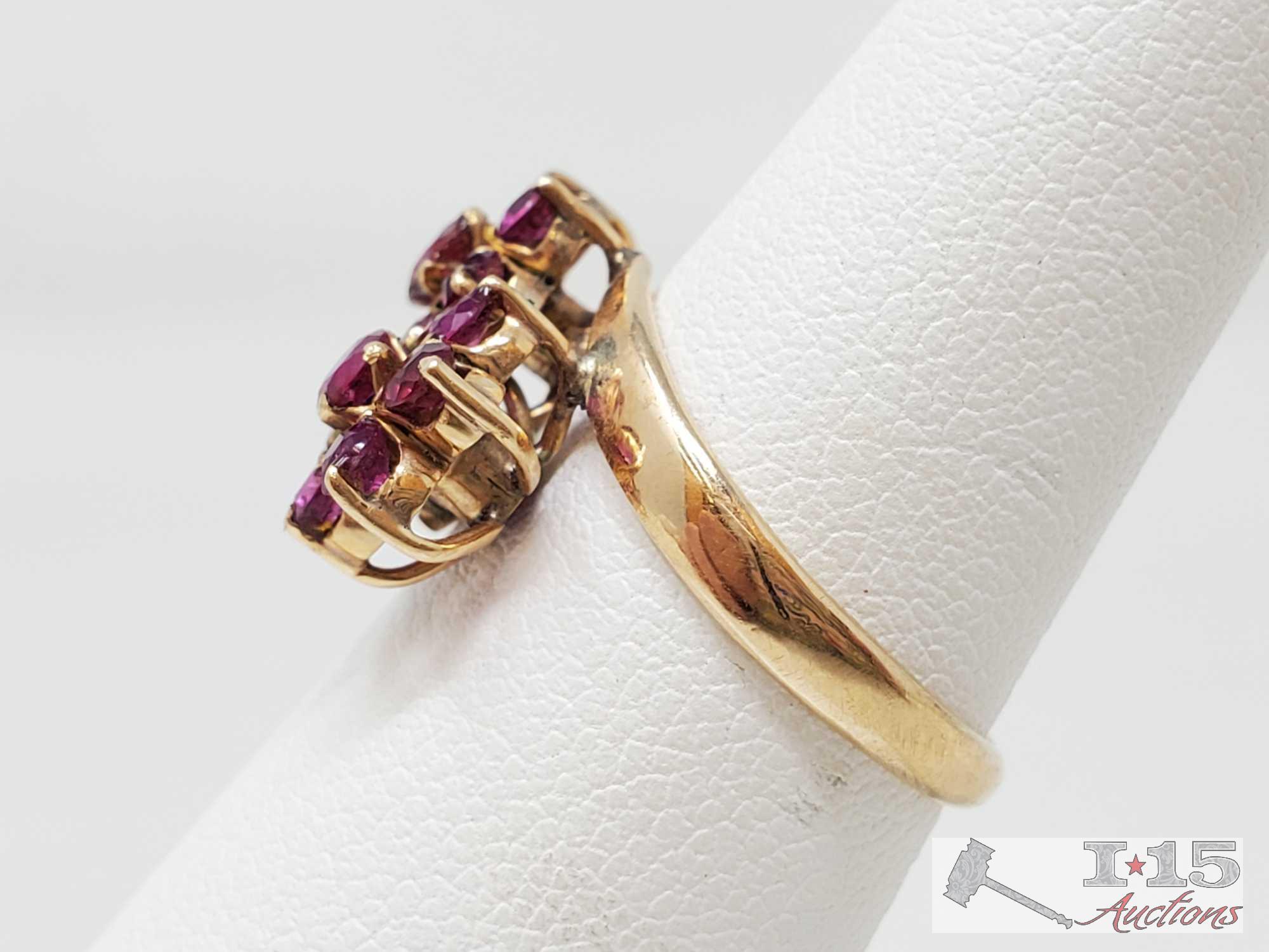 14k Gold Ruby Ring, 3.3g.
