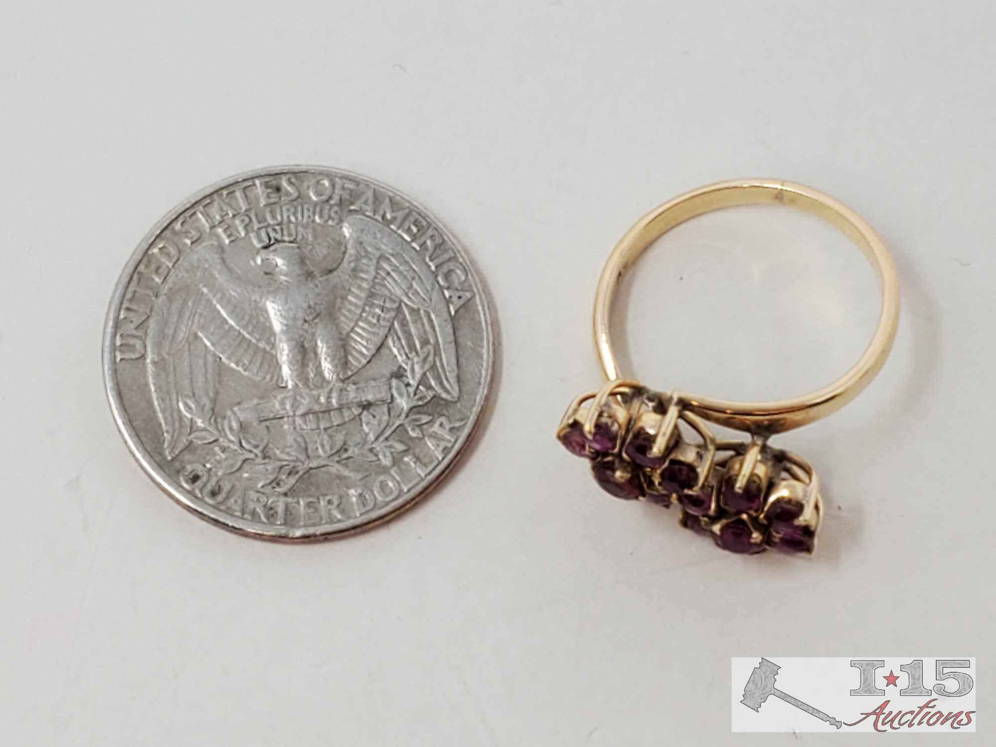 14k Gold Ruby Ring, 3.3g.