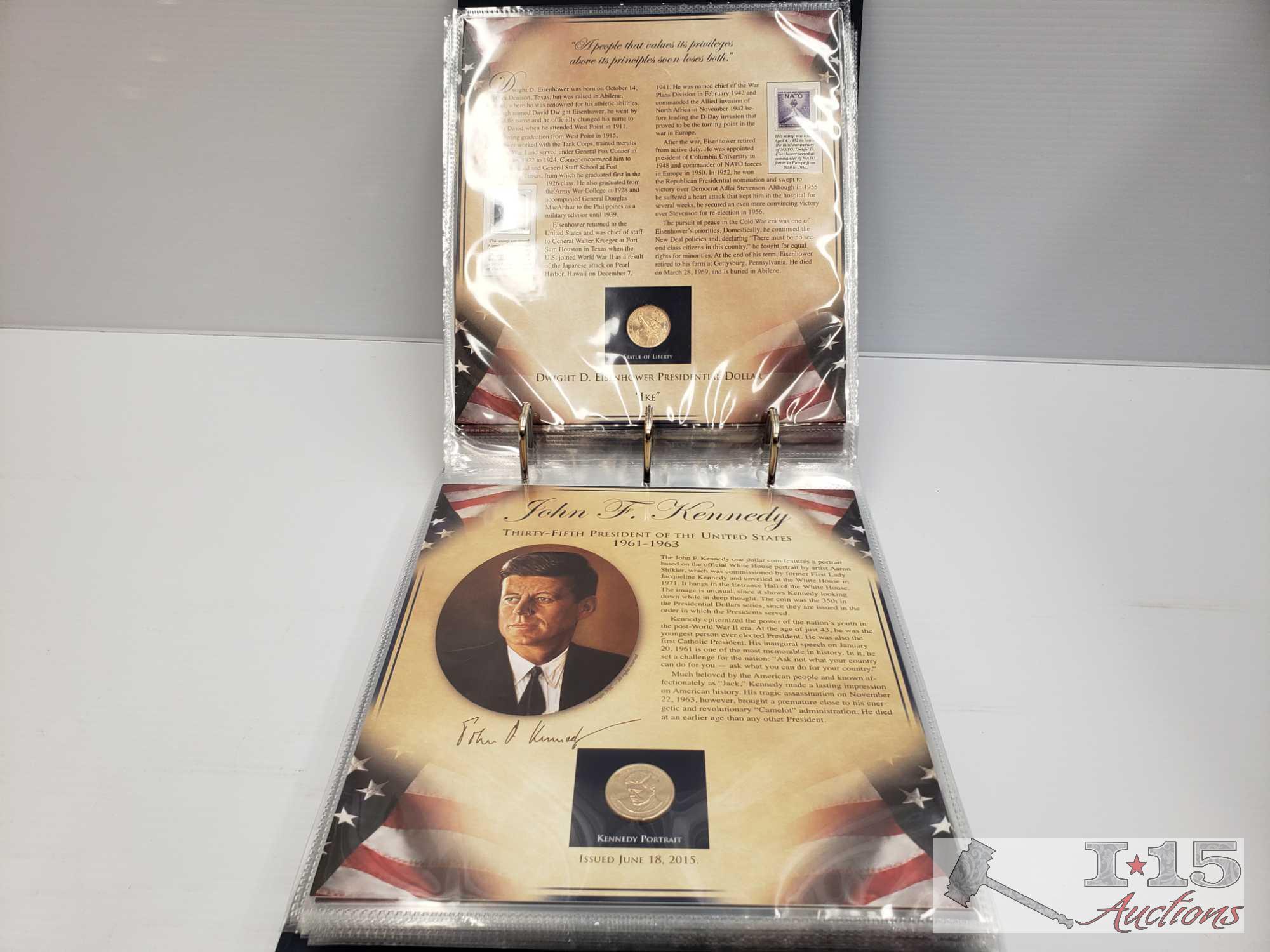2 The United States Presidents Coin Collections, 2 Commemorative State Quarter's