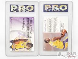 2 Kobe Bryant 1996-97 Rookie Cards. Pro Graded.