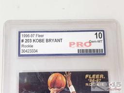 2 Kobe Bryant 1996-97 Rookie Cards. Pro Graded.
