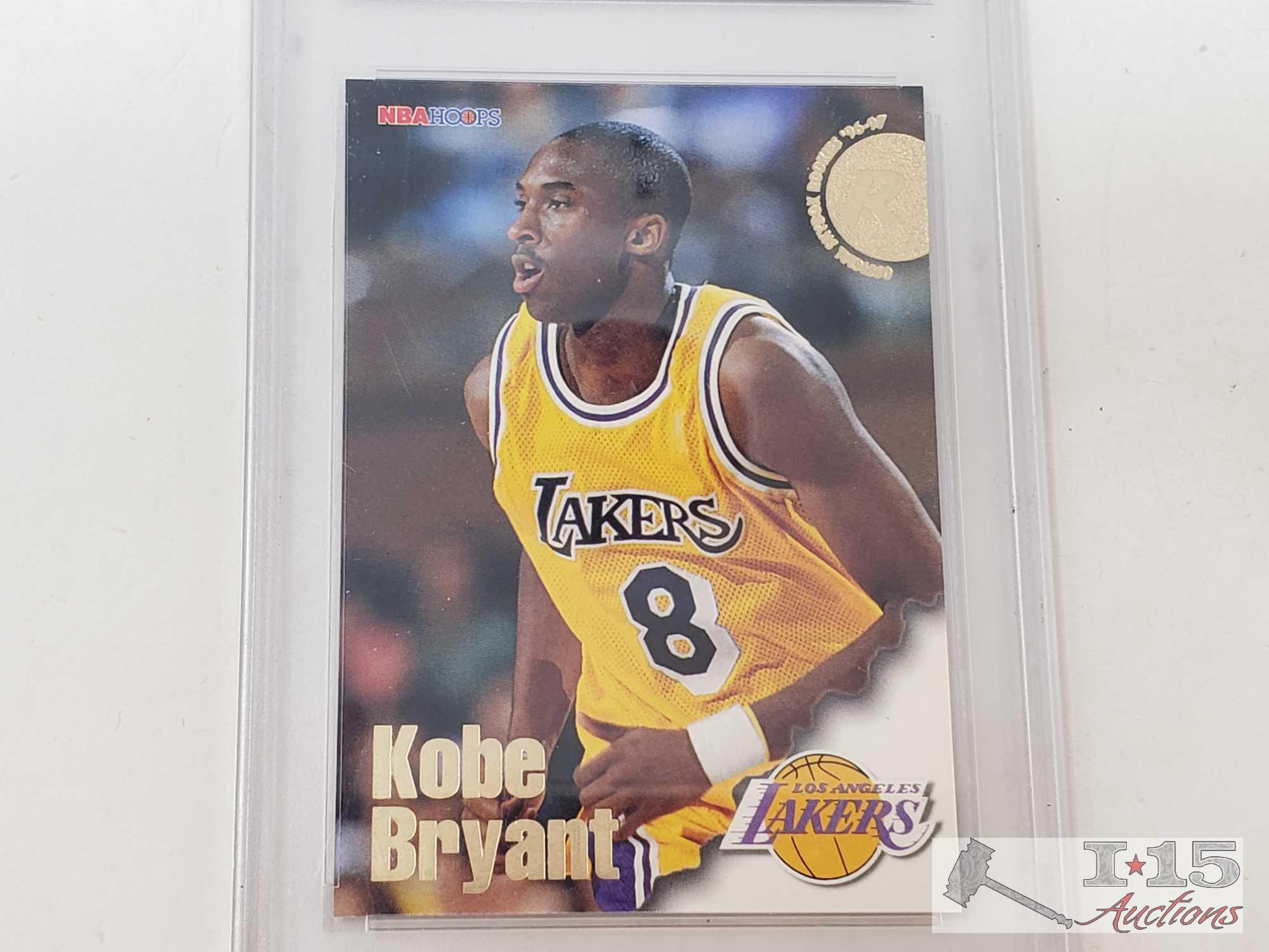 2 Kobe Bryant 1996-97 Rookie Cards. Pro Graded.