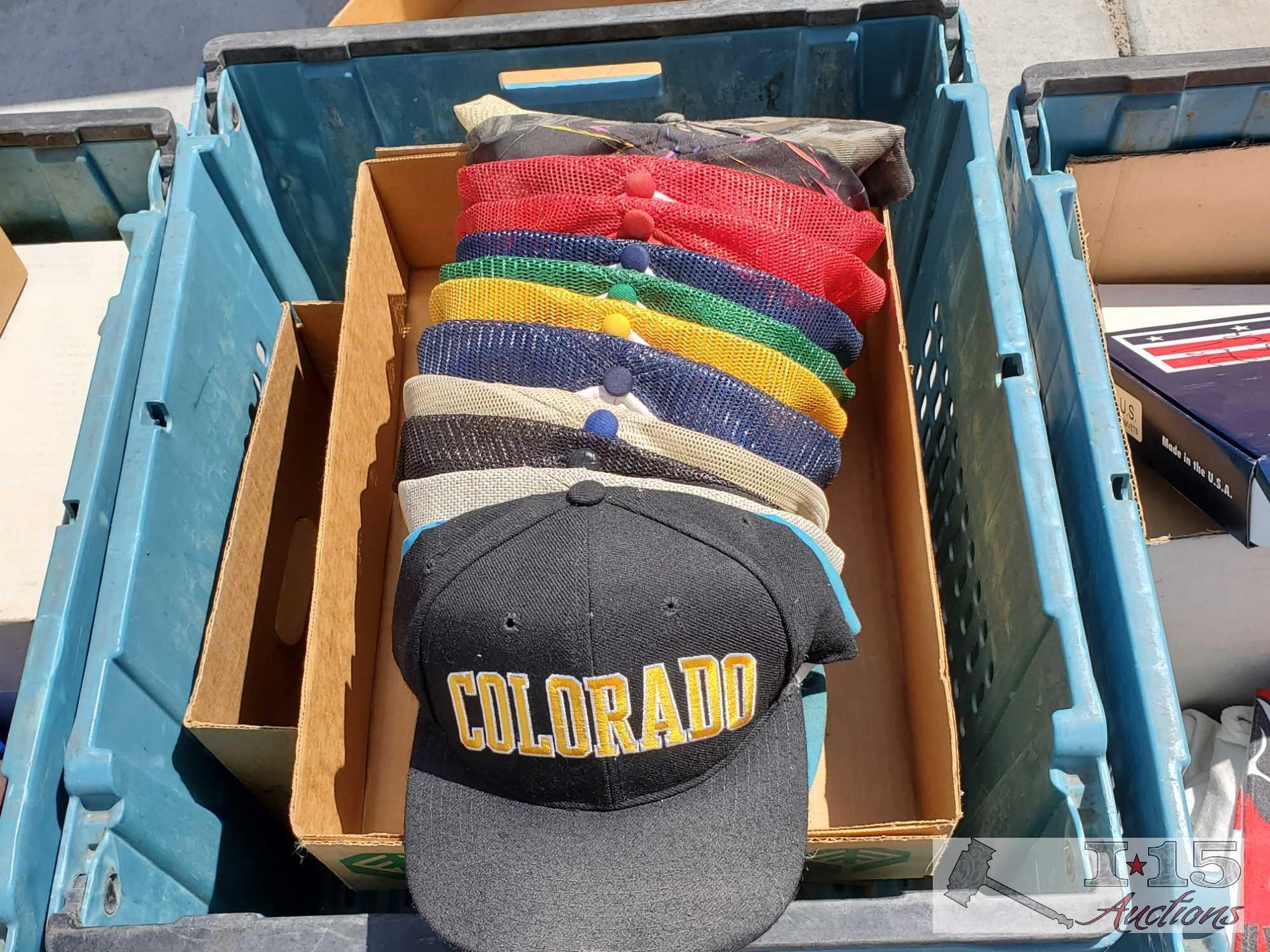 Hats, 2 American Flags, and More
