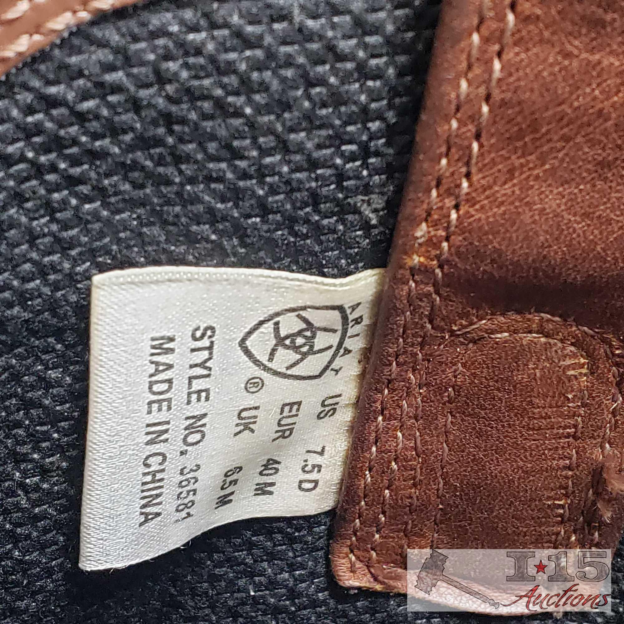 Lightly Worn Waterproof and Oil Resistant Ariat Boots Size 7.5 D