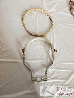 Bridle, Bits, Rawhide Nose Band, Dental Tool and a Donal Horse Perfecter