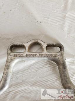 Bridle, Bits, Rawhide Nose Band, Dental Tool and a Donal Horse Perfecter