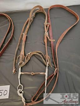 Two Complete Cowboy Bridles
