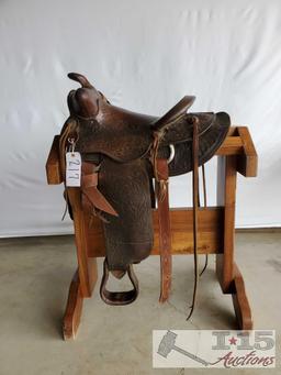 Vintage Buck Steiner Ranch Saddle