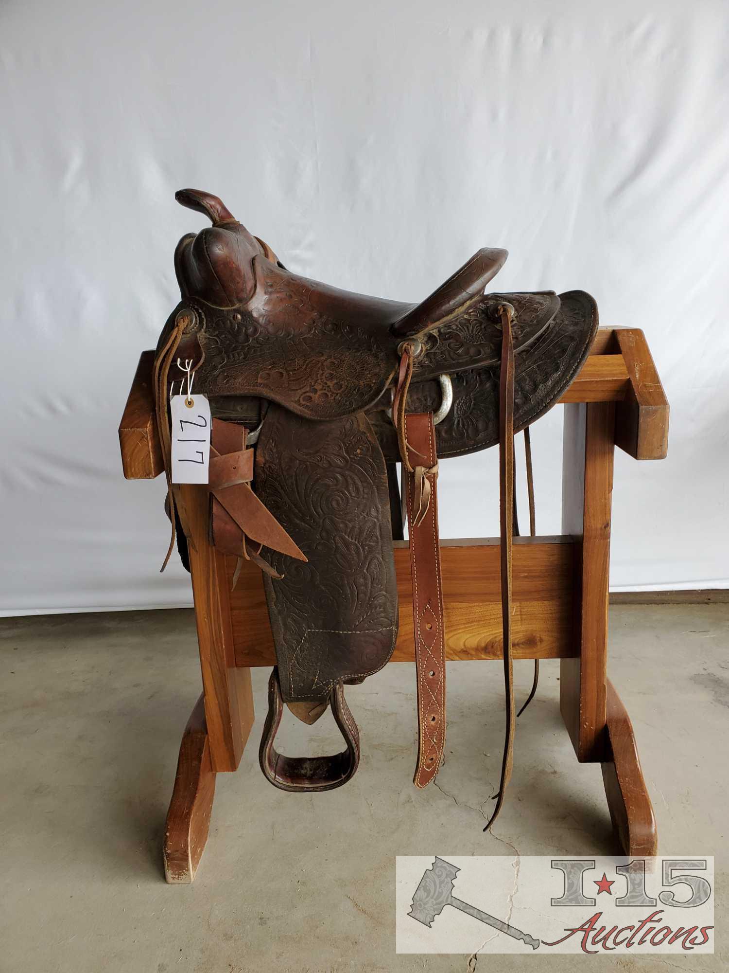 Vintage Buck Steiner Ranch Saddle