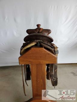Vintage Buck Steiner Ranch Saddle