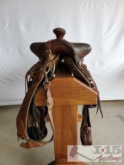 Vintage Buck Steiner Ranch Saddle