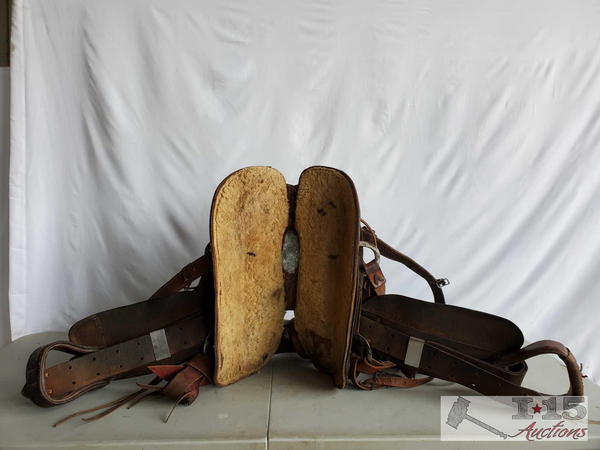 Vintage Buck Steiner Ranch Saddle