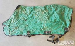 1-Heavy and 1- Medium Turnout Horse Blankets