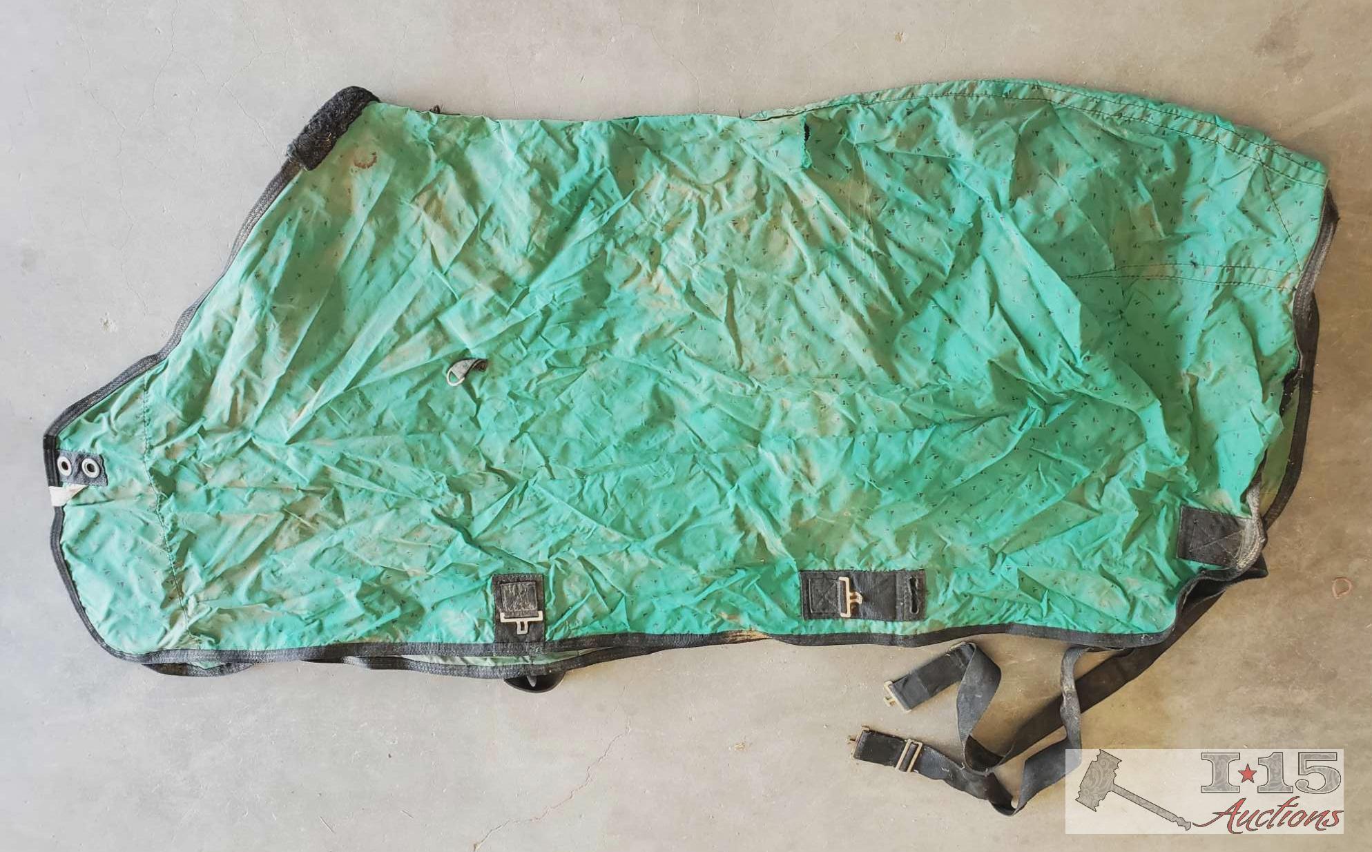 1-Heavy and 1- Medium Turnout Horse Blankets