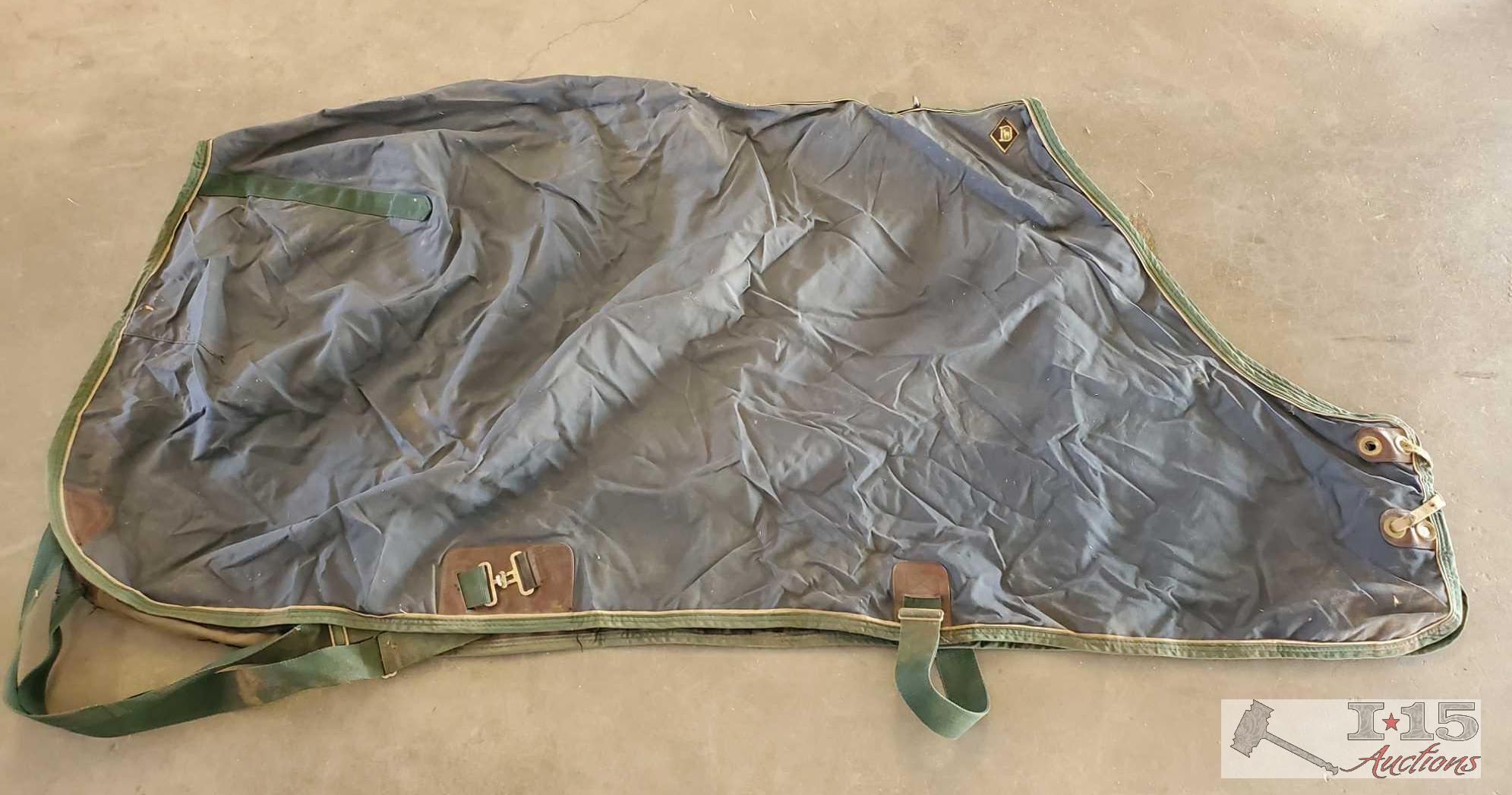 1-Heavy and 1- Medium Turnout Horse Blankets