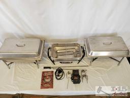 Warming Trays and Fabreware Open Hearth Broiler and Rotisserie