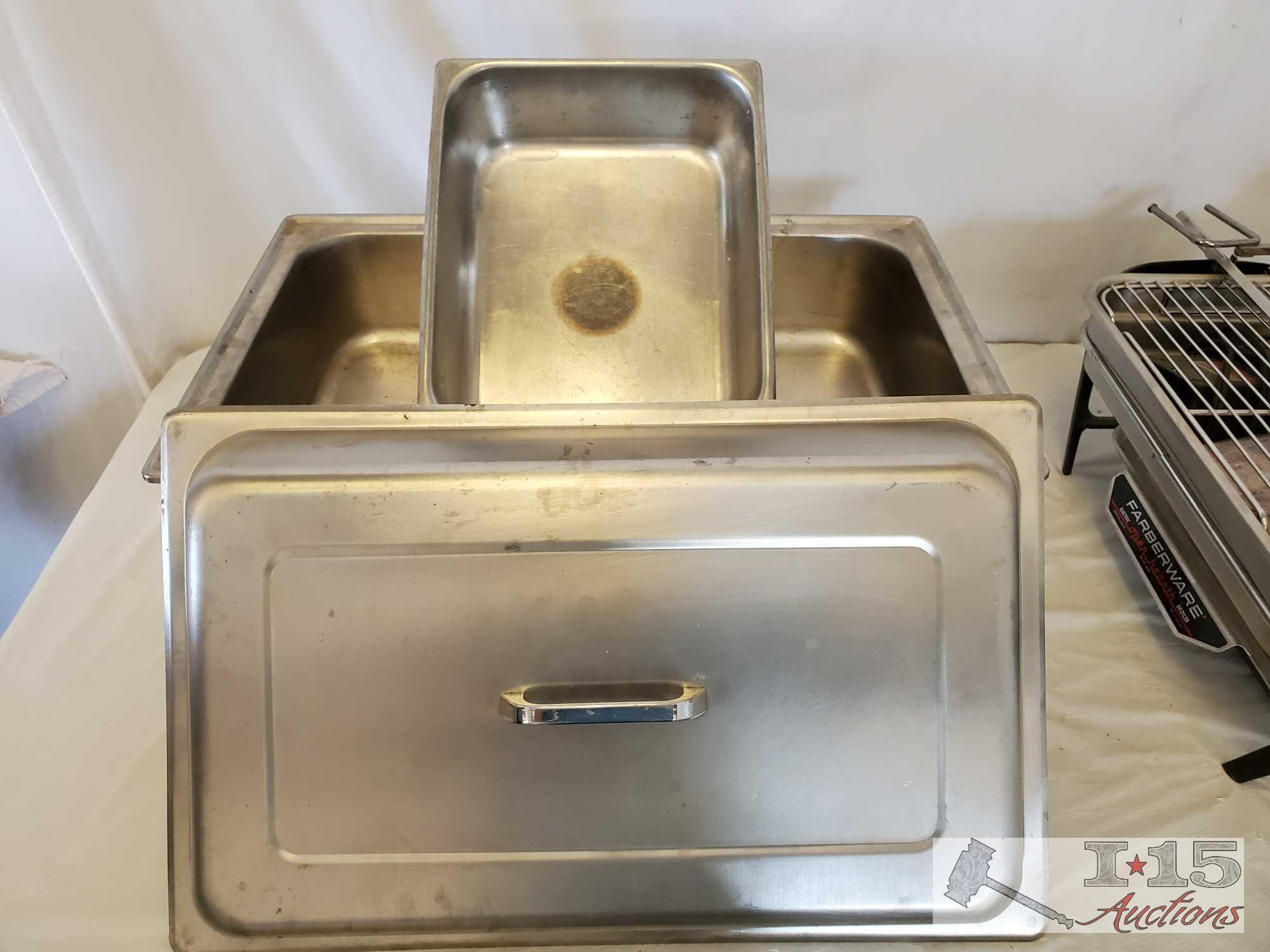 Warming Trays and Fabreware Open Hearth Broiler and Rotisserie