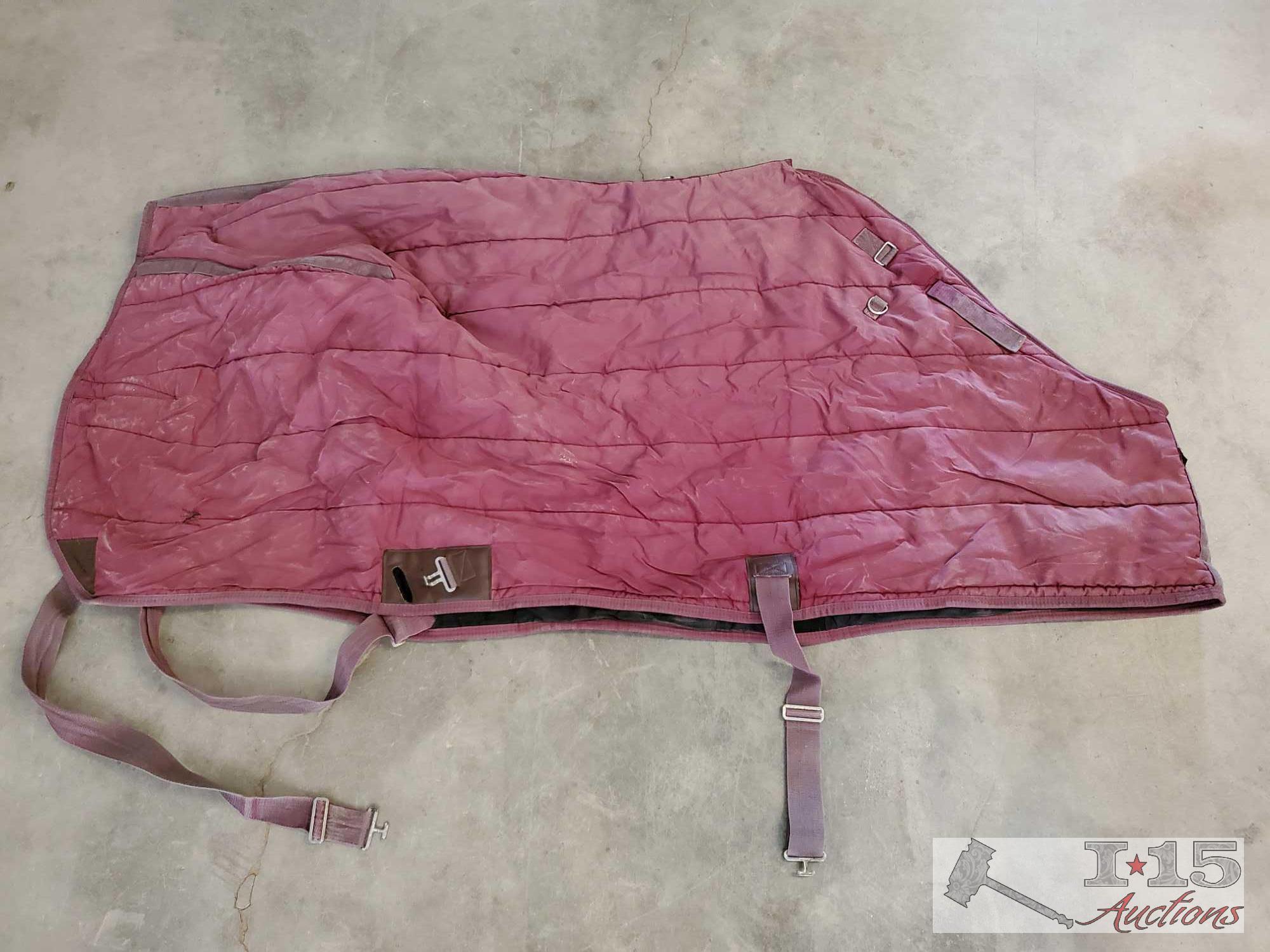 Good Used Horse Blankets and Lycra Stretch Hoods